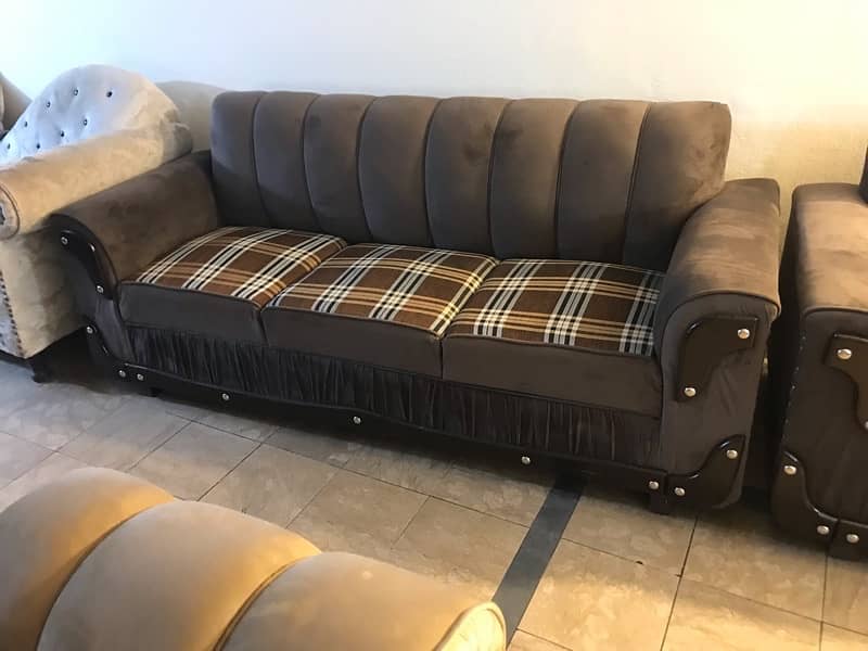 10 years warranty six seater sofa sets 7