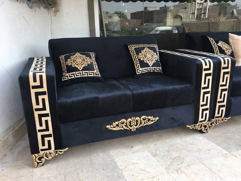 10 years warranty six seater sofa sets 11