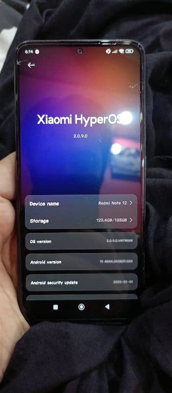 redmi note 12 complete box 8+8gb Ram / 128gb 7