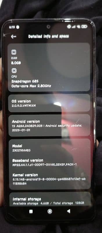 redmi note 12 complete box 8+8gb Ram / 128gb 8