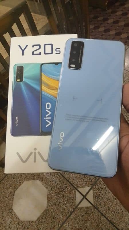 vivo y20s (8/256)gb complete box 1