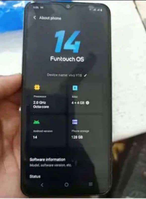 Vivo y18 4+4 128 gb 2