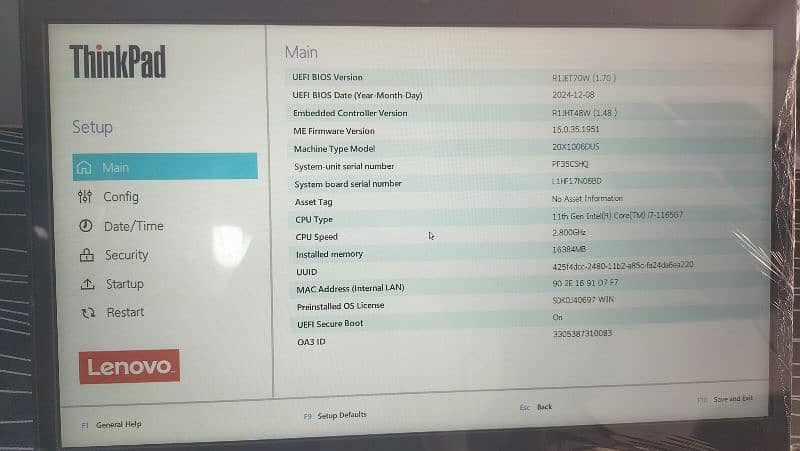 Core i7 11th generation  16GB. 256GB Touch 1