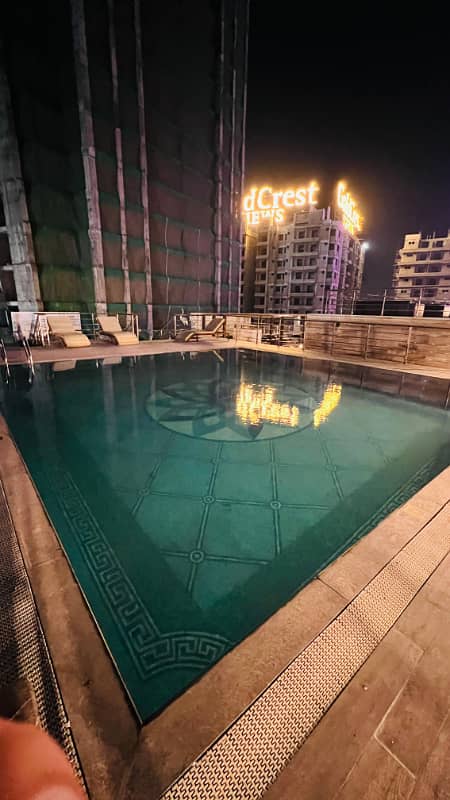 3 Bedroom Fully Furnished Flat For Rent Front Of Giga Mall Swimming Pool 26