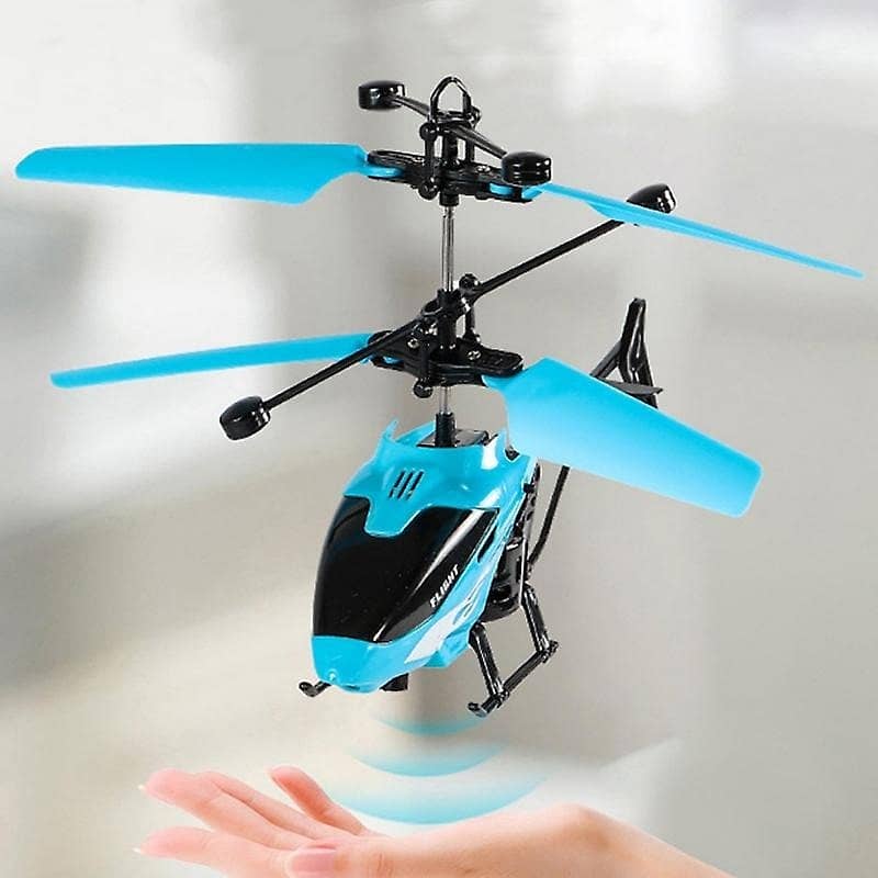 Infrared Induction Led Helicopter – Hand Sensor Controlled, Rechargeab 0