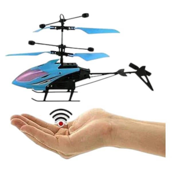 Infrared Induction Led Helicopter – Hand Sensor Controlled, Rechargeab 2