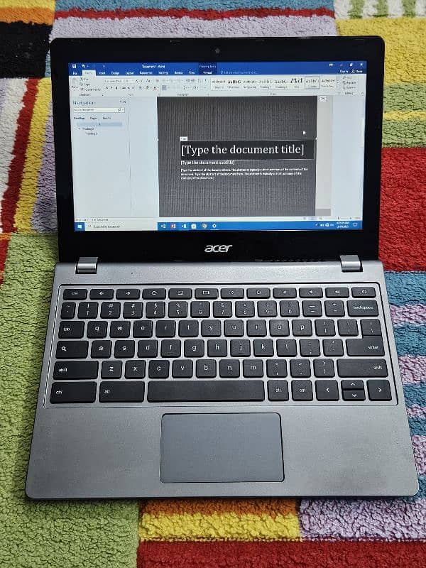 ACER slim laptop with M. 2 SSD 5