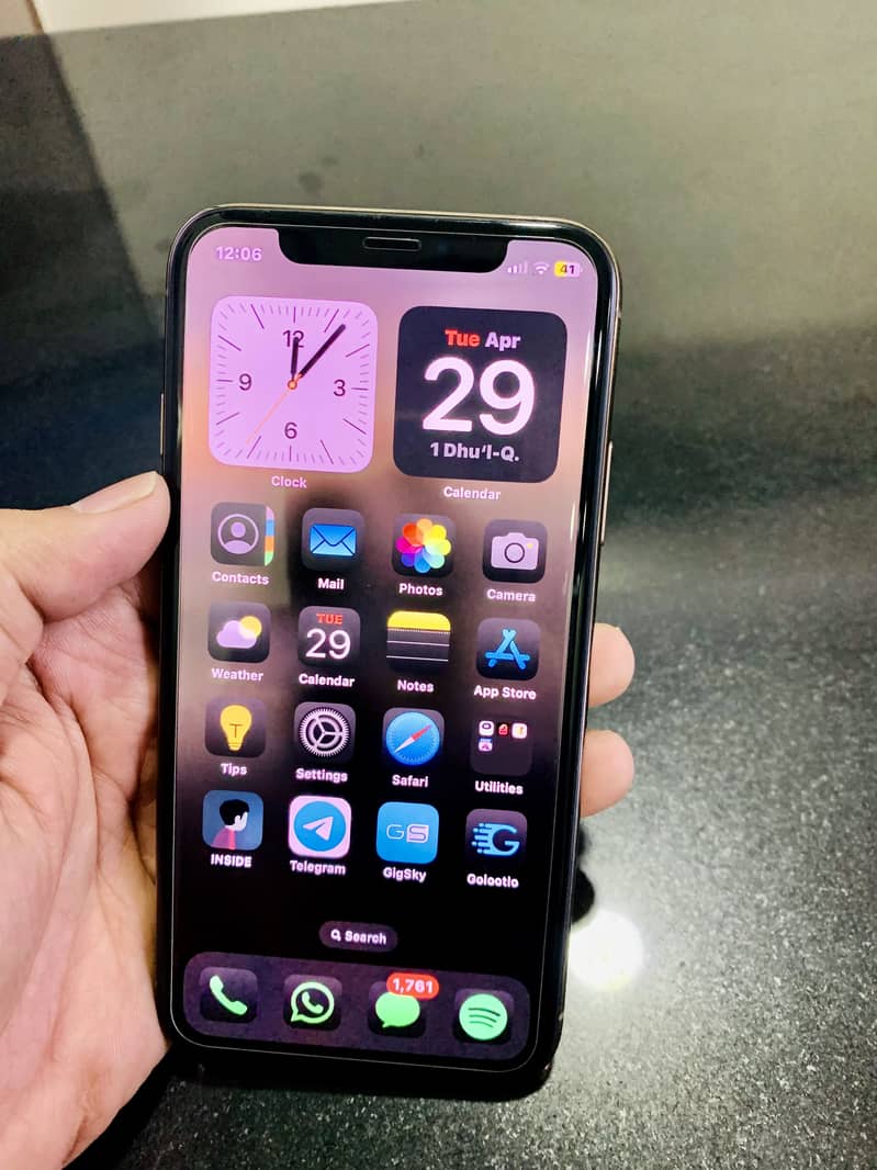 iPhone XS 256GB Gold PTA Approved(Jv) 11