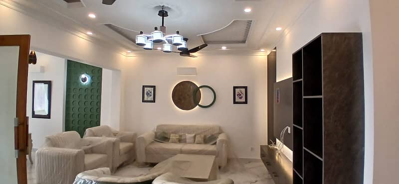 10 Marla Brand New Unique Furnished House for Sale in Bankers Avenue Society, Bedian Road, Lahore 1