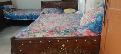 original solid wooden k bed ha personal use main ha paiso ki zarort ha