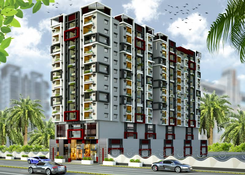 "CITY COMFORT" (4 Rooms), 2 Bed DD Lounge, 2 Bed lounge, Avail Special Discount, Best Investment Ever, Speedy Construction Going On. 4