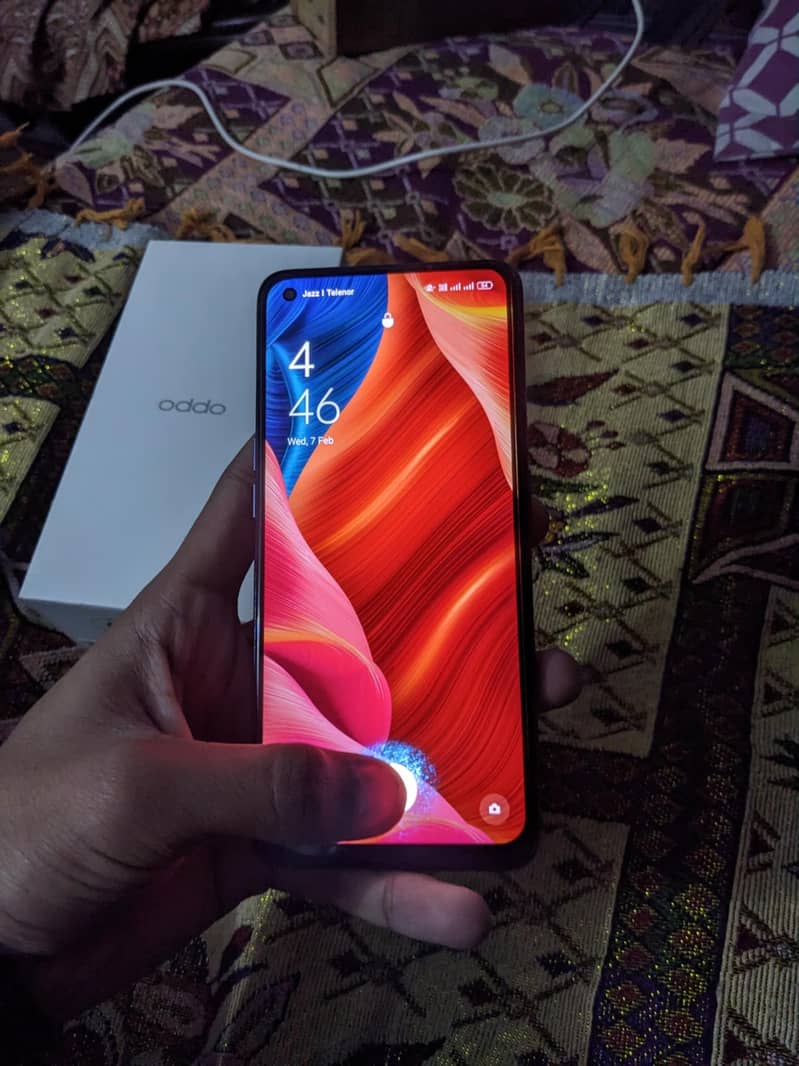 Oppo A95 with box 10/10 5