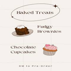 Homemade baking items