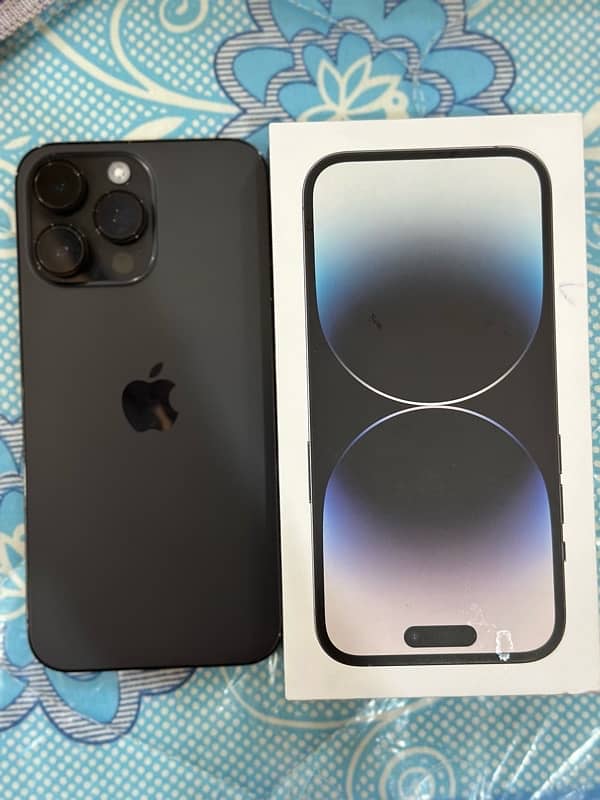 14 pro max jv physical sim 512 gb black colour condition 9/10 3
