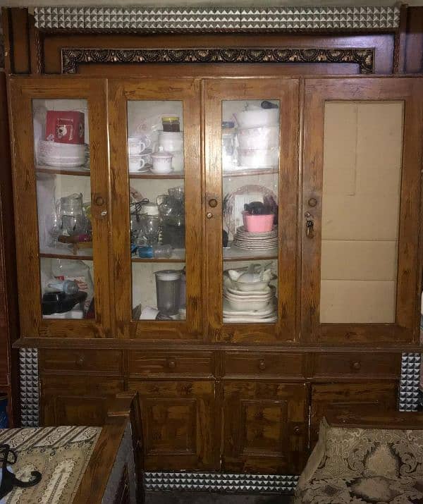 Double bed, Wardrobe, sofa set 2
