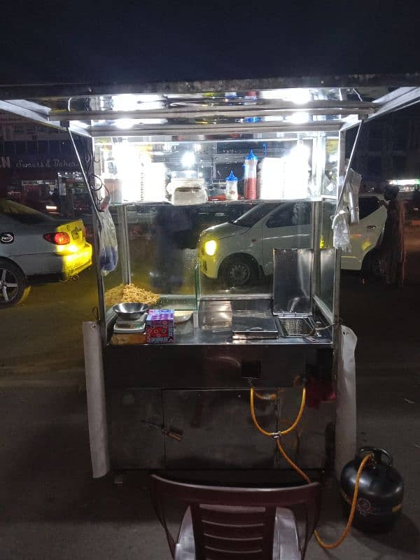 Fully Equipped French Fries Counter Setup for Sale – Ready to Start!" 0