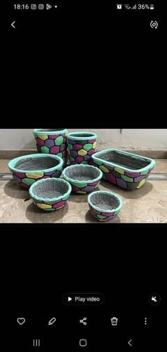 hand made flowers / decoration pieces / home décor items