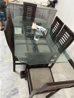 pure shesham wood dining table