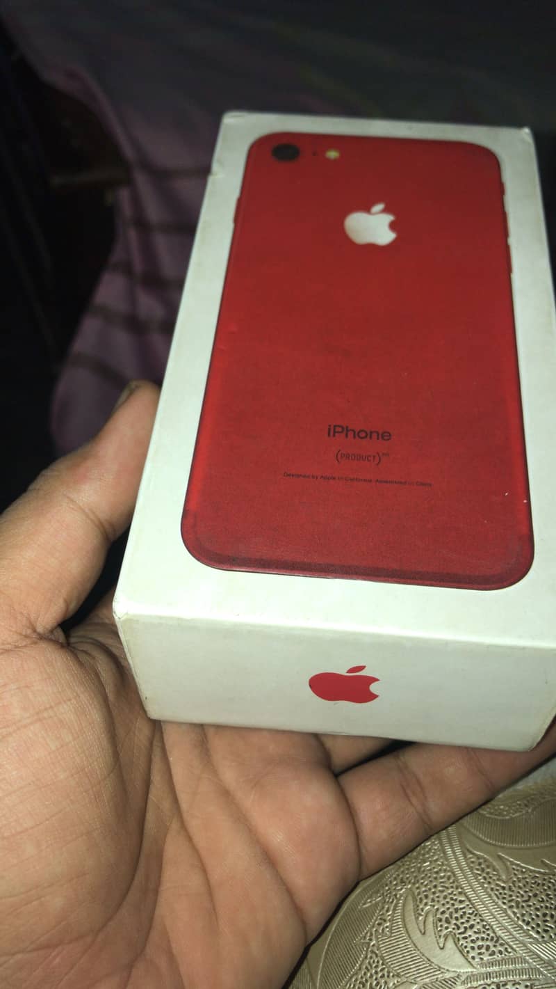 I phone 7 256gb pta proved with box 0