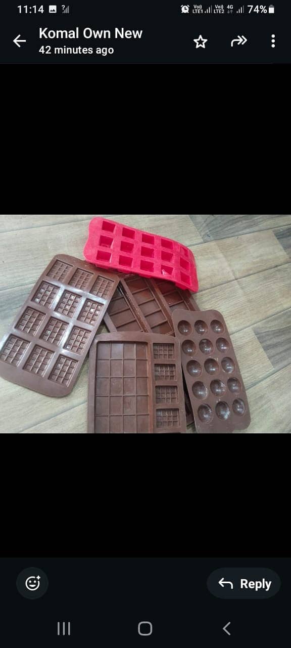Colorful Silicone Chocolate and Candy Molds in Various Shapes 1