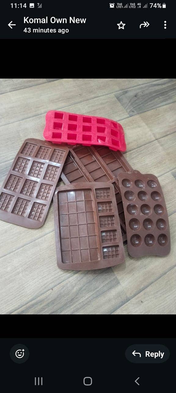 Colorful Silicone Chocolate and Candy Molds in Various Shapes 3