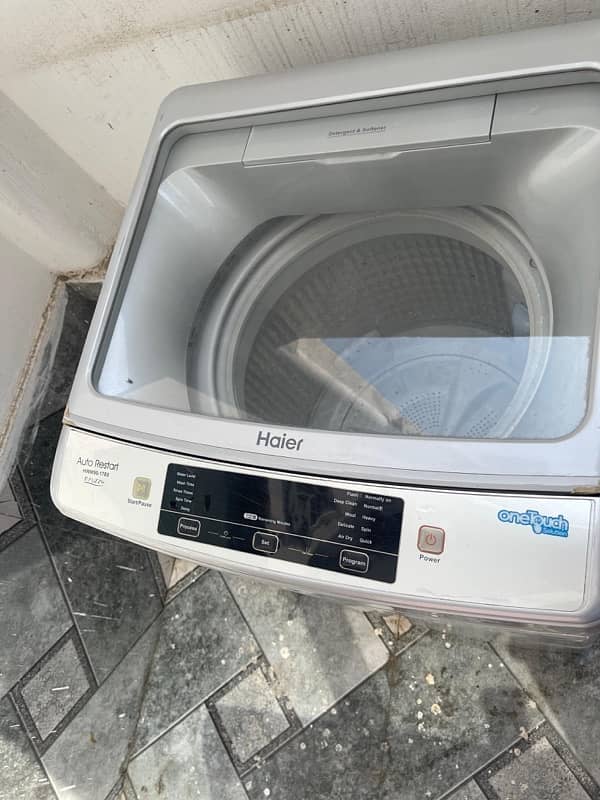 Haier washing machine 2