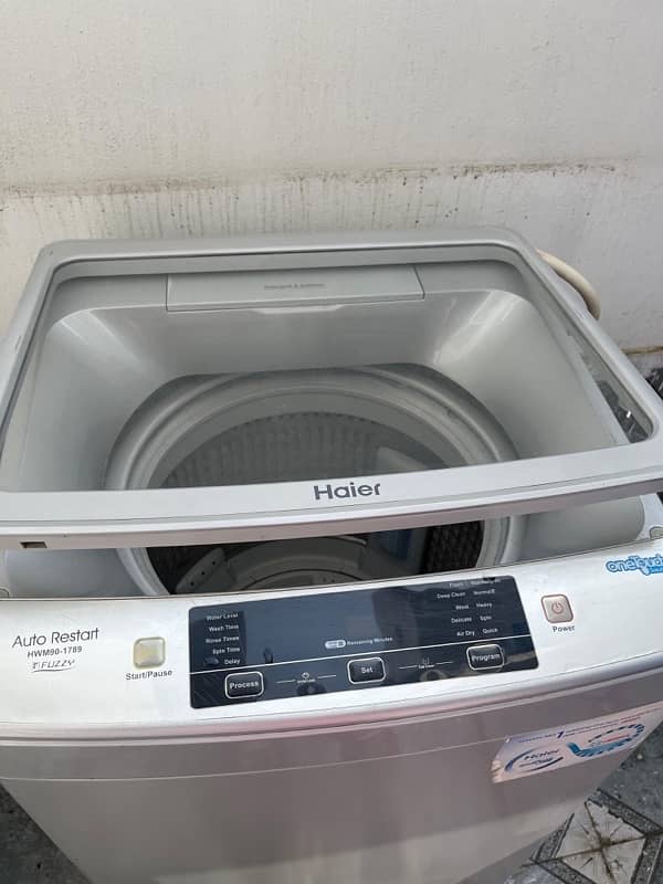 Haier washing machine 6