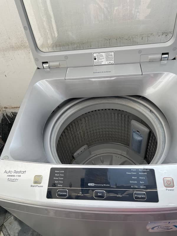 Haier washing machine 7