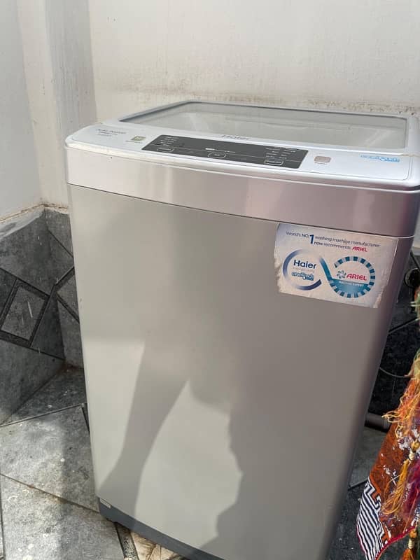 Haier washing machine 9