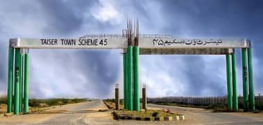 80 Sq. Yd. Near By 150ft Road Sector 74/4 Taiser Town Phase-1, Khi.