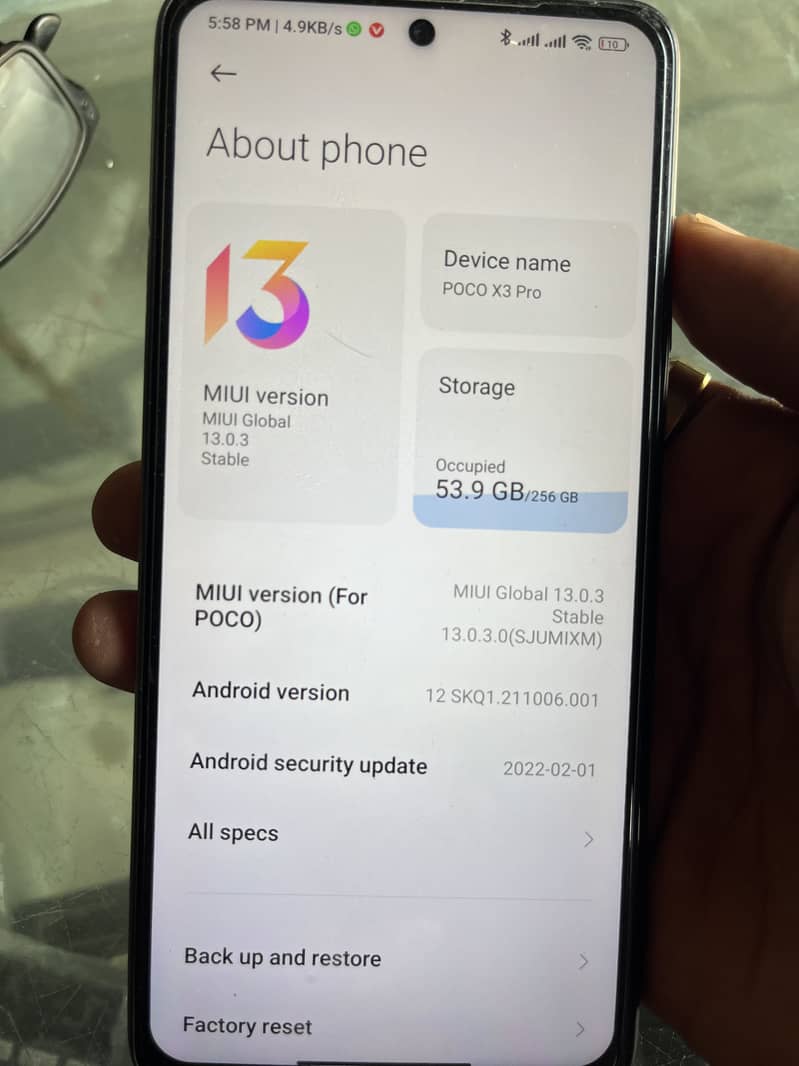 Poco x3 pro 8gb 256gb 7