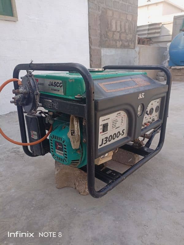 Jesco J-3000S 3KVA Generator | Dual Fuel | Excellent Condition 3