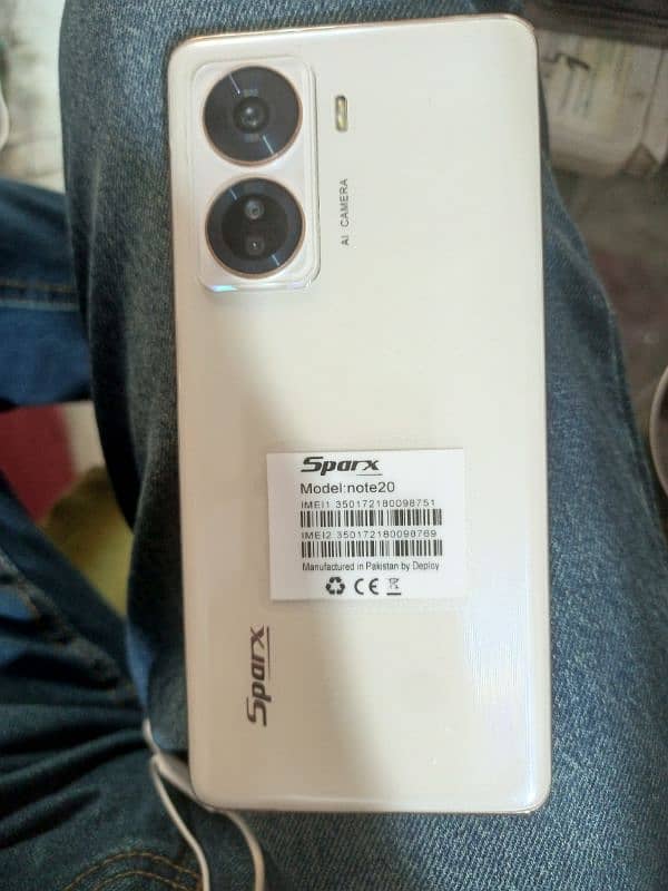 sparx note 20  AMOLED display 0