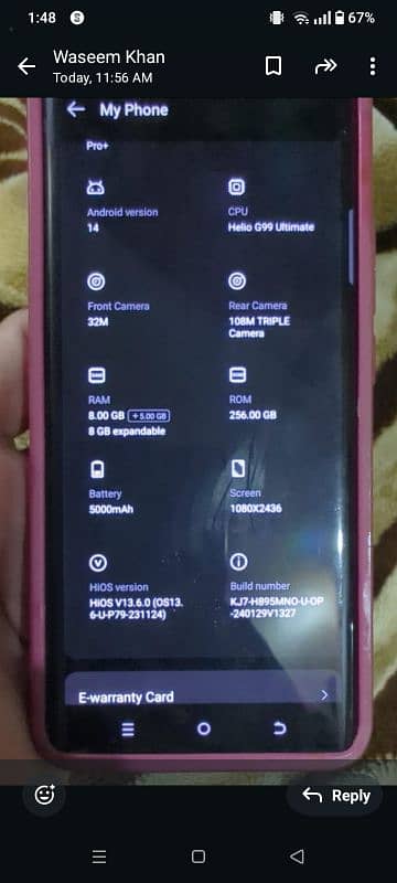 TECNO SPARK 20 PRO PLUS 8+8/256 0