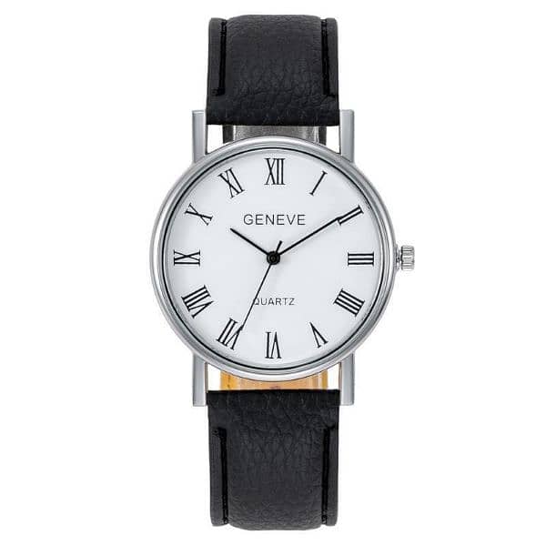 New Cross-border Korean Fashion Men's Alloy Watch Blue Light 0
