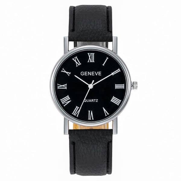 New Cross-border Korean Fashion Men's Alloy Watch Blue Light 2