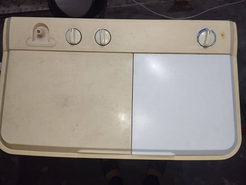 HAIER 7.5 KG TWIN TUB WASHING MACHINE HMW-75-AS 0