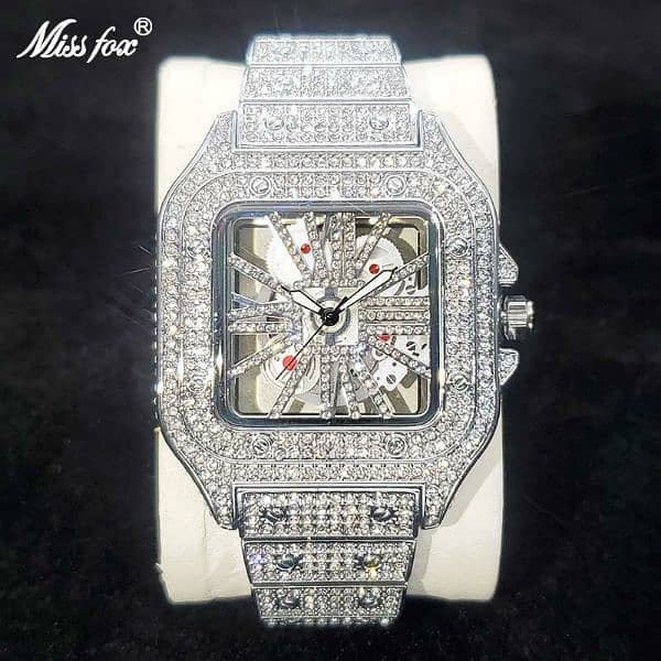 Cross-border explosions golden fashion niche unique hip-hop diamond 0