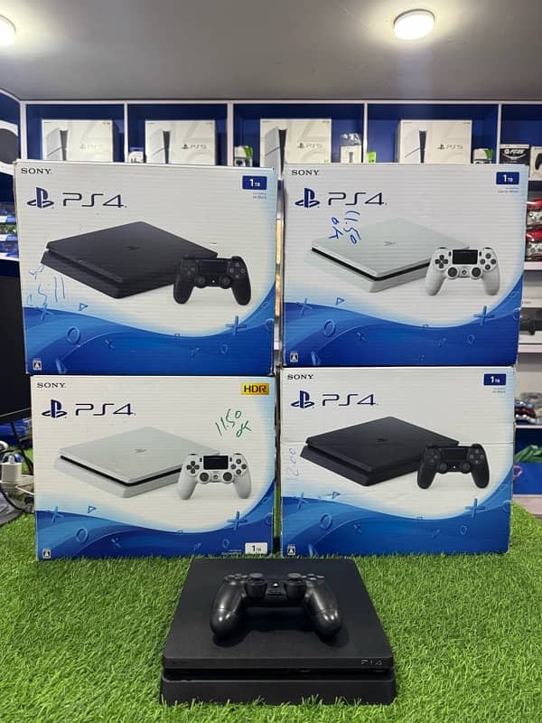 PS4 SLIM (1TB) BRAND NEW STOCK AVAILABLE 0