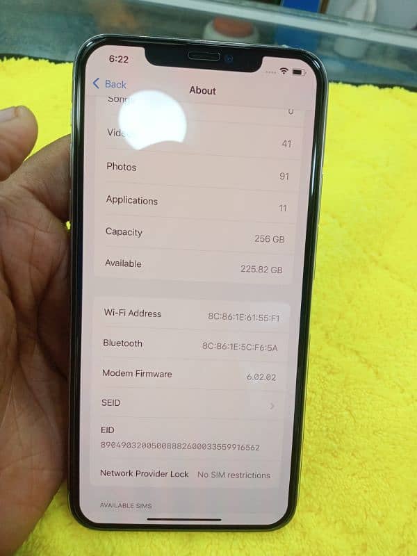 iphone 11pro max 256gb factory 8