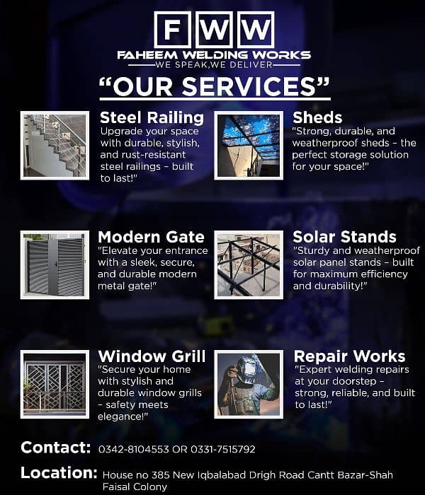 Welder, Iron works and welding services Custom iron Services 0