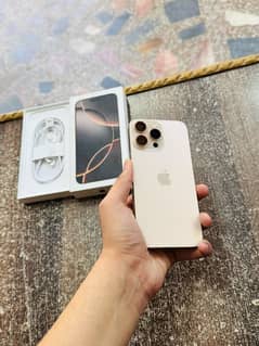 iphone 16 Pro Max Dessert Titanium Just Like Box Opened