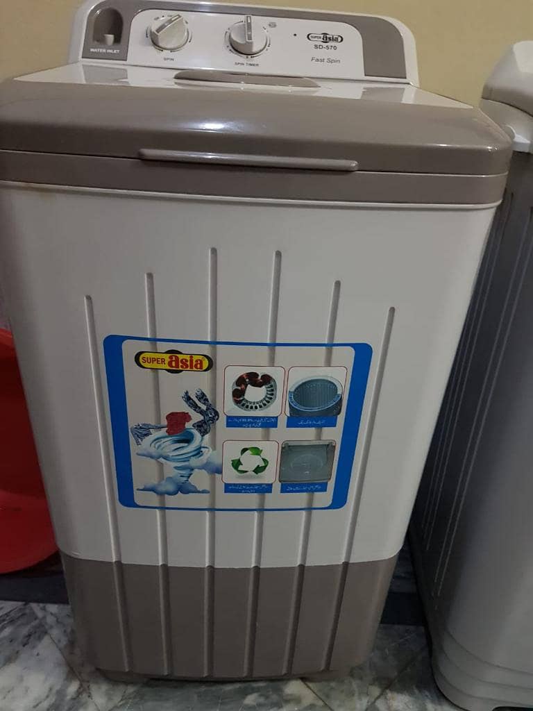 New washing machine with Spinner 0