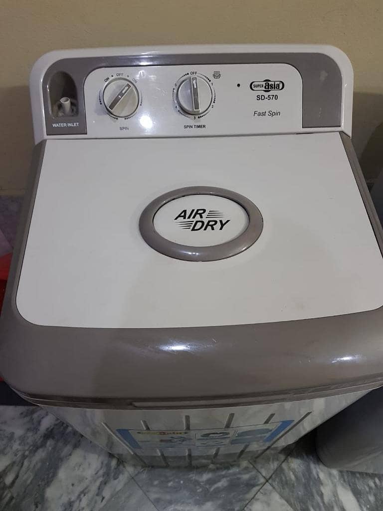 New washing machine with Spinner 4