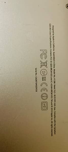 macbook 2012 (i7) 3