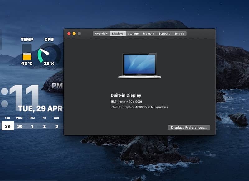 macbook 2012 (i7) 8