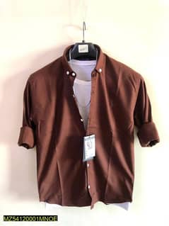 1 Pc Men's Cotton Plain Polo Shirt