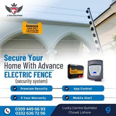 Electric fence security system