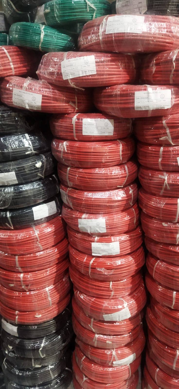 Millennium Cables (MCI) DC SOLAR WIRE 4MM TIN CU/XLPE/PVC 2