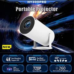 Original hy300 pro projector.     260 ansi Lumens Brightness